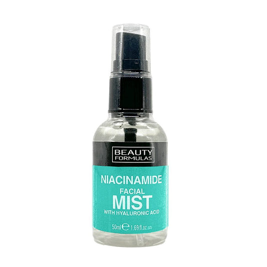 BEAUTY FORMULAS NIACINAMIDE FACIAL MIST WITH HYALURONIC ACID 50ML