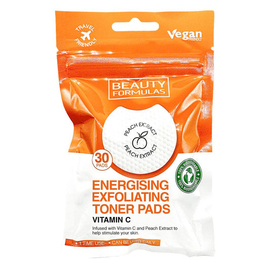 BEAUTY FORMULA VITAMIN C EXFOLIATING TONER PADS 30'S