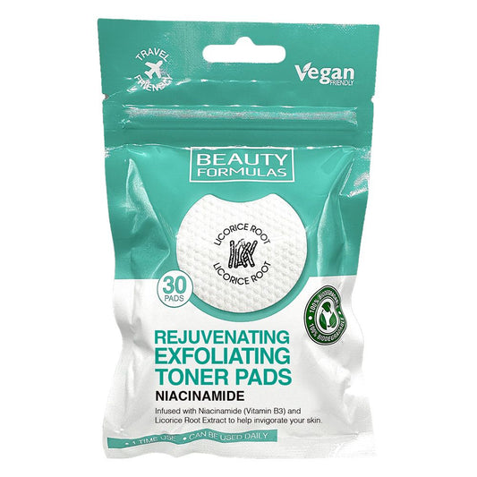 BEAUTY FORMULA NIACINAMIDE EXFOLIATING TONER PADS 30'S