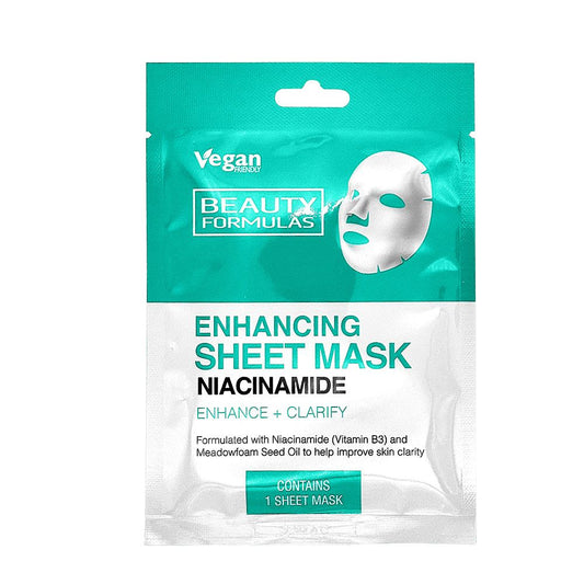BEAUTY FORMULA NIACINAMIDE ENHANCING SHEET MASK 1PK