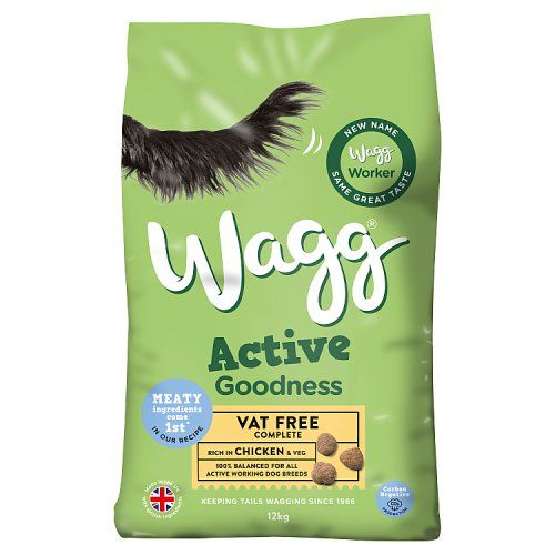 WAGG ACTIVE GOODNESS CHICKEN DRY DOG FOOD 12KG