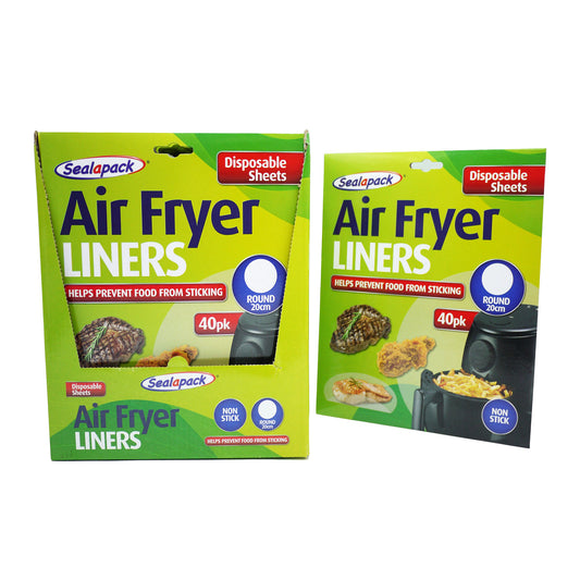 SEALAPACK DISPOSABLE AIR FRY LINER ROUND 20CM(D)