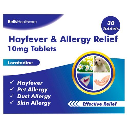 BELLS HAYFEVER & ALLERGY RELIEF 10MG TABLET LORATADINE 30'S