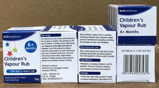BELLS CHILDRENS VAPOUR RUB