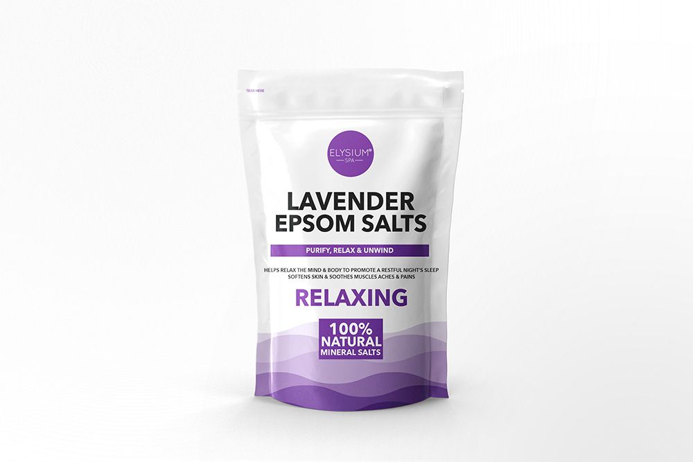 ELYSIUM SPA LAVENDER EPSOM SALTS 1KG