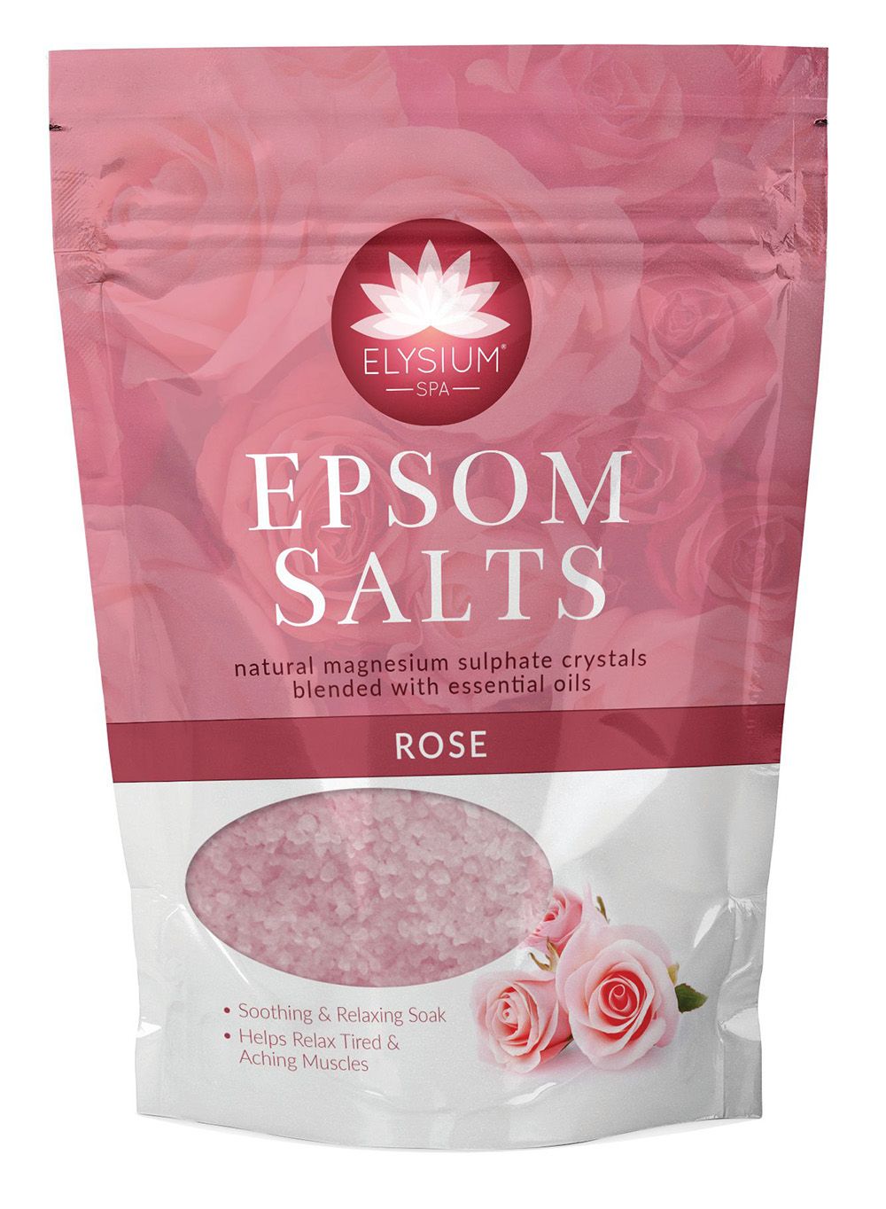 ELYSIUM SPA BATH SALTS ROSE 450G