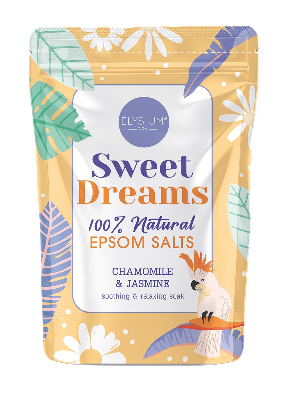 ELY SPA EPSOM SALT WITH CHAMOMILE & JASMINE - 450G