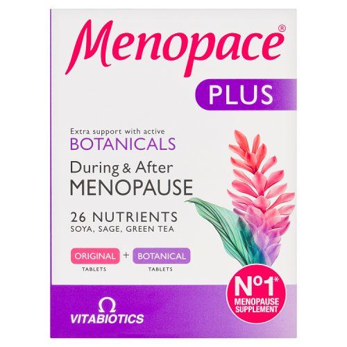 VITABIOTICS MENOPACE PLUS 28 TABLETS / 28 CAPS 56