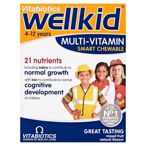 VITABIOTICS WELLKID CHEWABLE MULTIVITAMIN TABS 30S