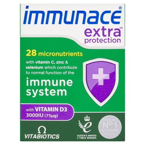 VITABIOTICS IMMUNACE EXTRA PROTECTION 30S