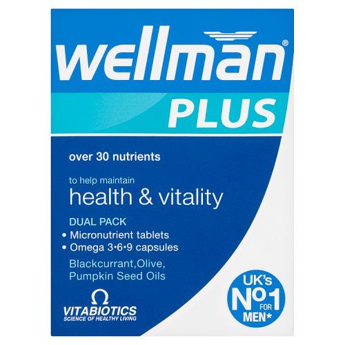 VITABIOTICS WELLMAN+ OMEGA 3, 6, 9 TABS/CAPS 56S