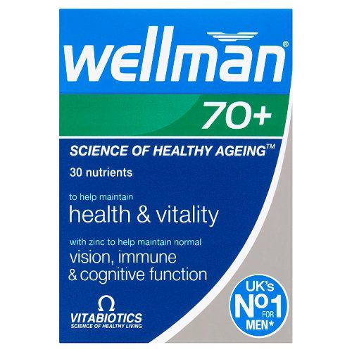 VITABIOTICS WELLMAN HEALTH&VITALITY TABS 70+ 30S