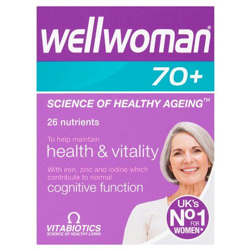 VITABIOTICS WELLWOMAN HEALTH&VITALITY TABS 70+ 30S