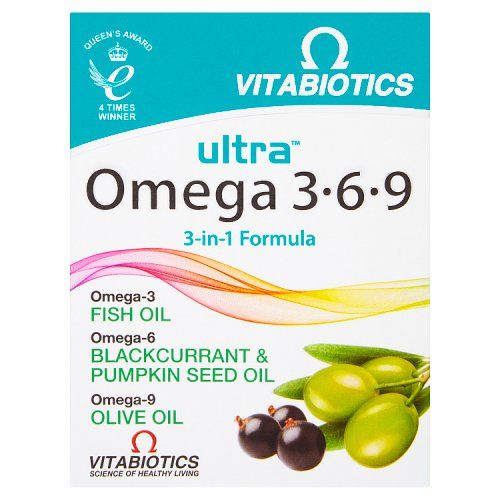 VITABIOTICS ULTRA OMEGA 3-6-9 3-IN-1 FORMULA CAPSULES 60