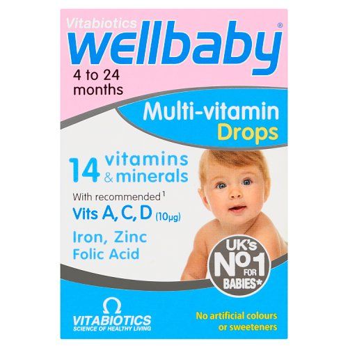 VITABIOTICS WELLBABY MULTI-VIT DROPS 4-12M 30ML