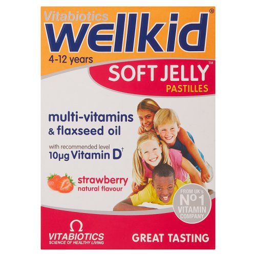 VITABIOTICS WELLKID SOFT BURST STRAWBERRY X 30