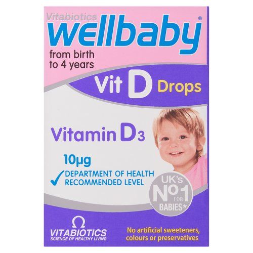 VITABIOTICS WELLBABY VITAMIN D-DROPS 30ML