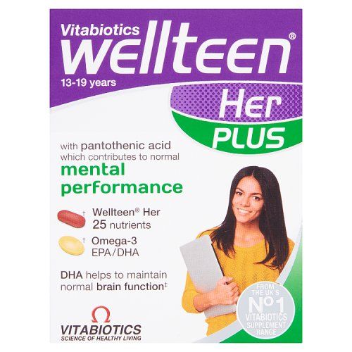 VITABIOTICS WELLTEEN HER PLUS 56'S