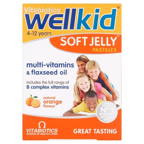 VITABIOTICS WELLKID SOFT JELLY ORANGE 30'S