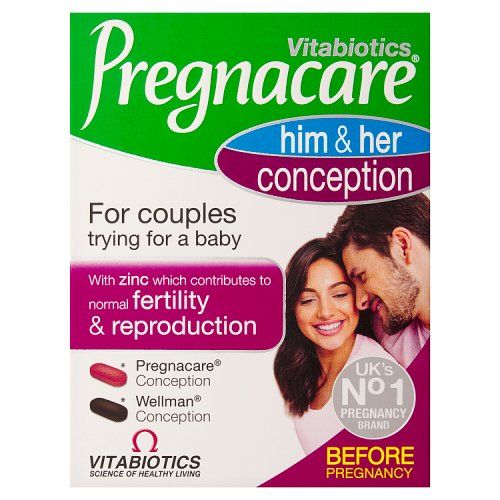 PREGNACARE CONCEPTION HIS & HERS 60S 1