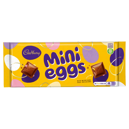 CADBURY MINI EGG BAR   07/02/26