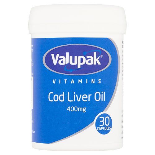 VALUPAK COD LIVER OIL OAD 400MG CAPS 30S