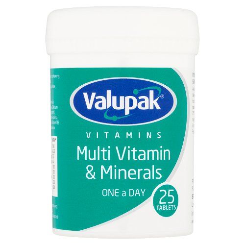 VALUPAK MULTIVITAMIN & MINERAL TABS 25S