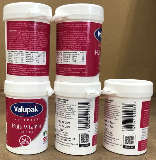 VALUPAK MULTI VITAMINS OAD 50PK
