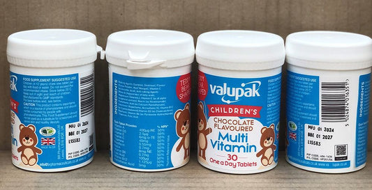 VALUPAK MULTI VITAMIN CHEWABLE OAD TABLETS 30S