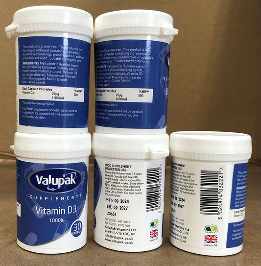 VALUPAK VITAMIN D3 30