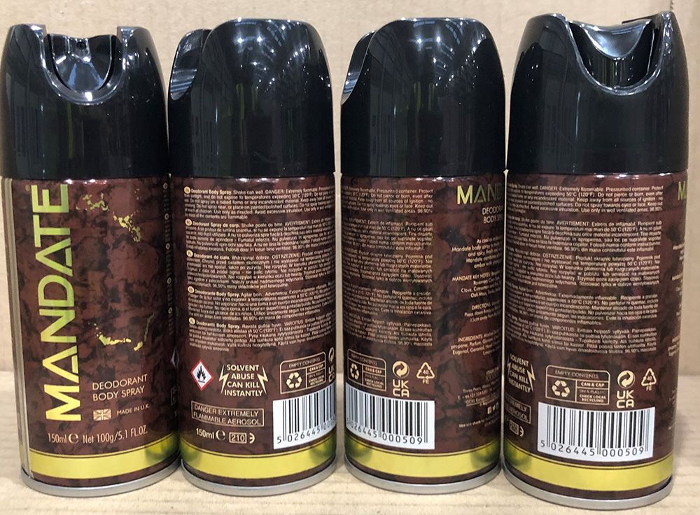 MANDATE 150ML BODYSPRAY