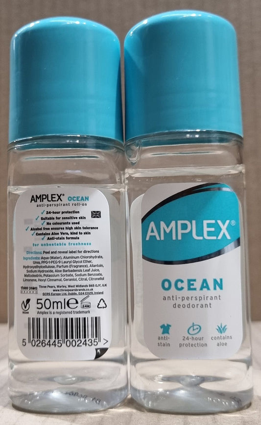 AMPLEX OCEAN ROLL ON DEO 50ML