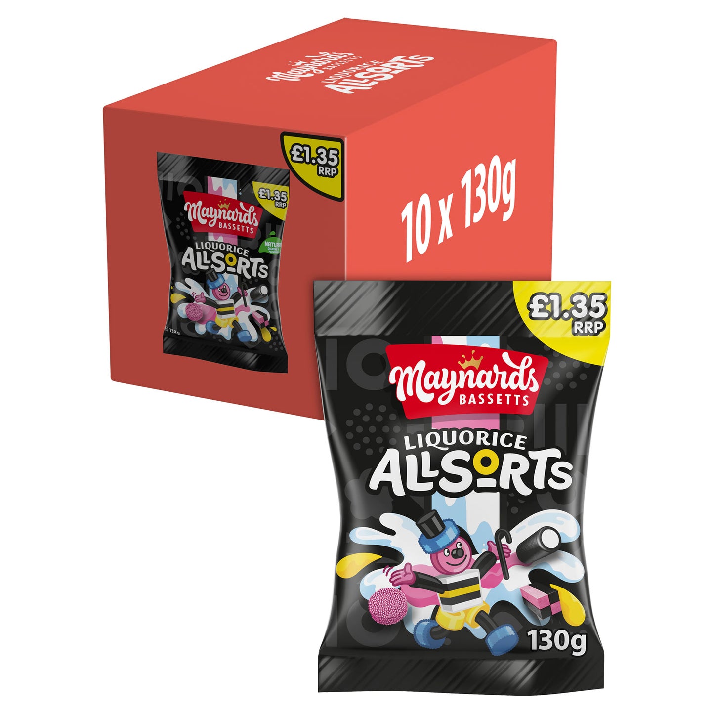 MAYNARDS BASSETTS LIQUORICE BAG PM £1.35 05/09/25