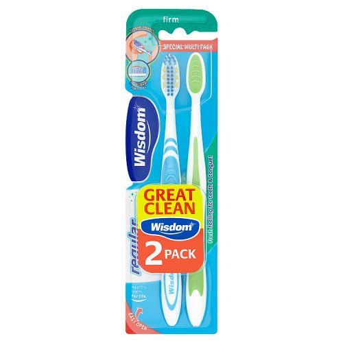 WISDOM T/BRUSH REGULAR FRESH FIRM TWIN PACK