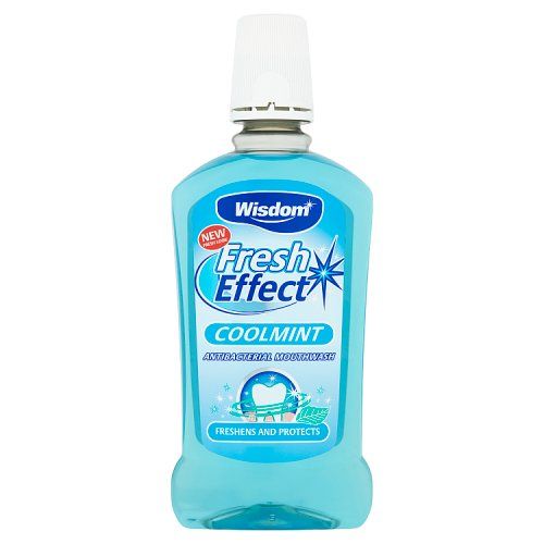 WISDOM FRESH EFFECT COOLMINT MOUTHWASH 500ML