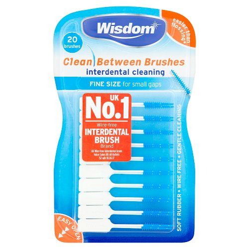 WISDOM CLEAN BETWEEN BRUSHES INTERDENTAL FINE SIZE