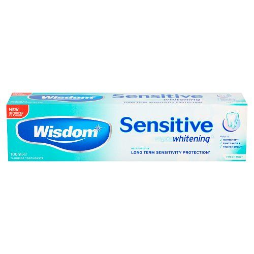 WISDOM SENSITIVE PLUS WHITENING T/PASTE 100ML