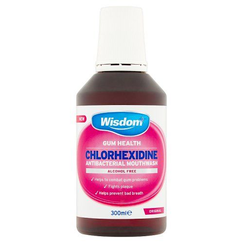 WISDOM CHLORHEXIDINE ALC FREE MOUTHWASH 300ML