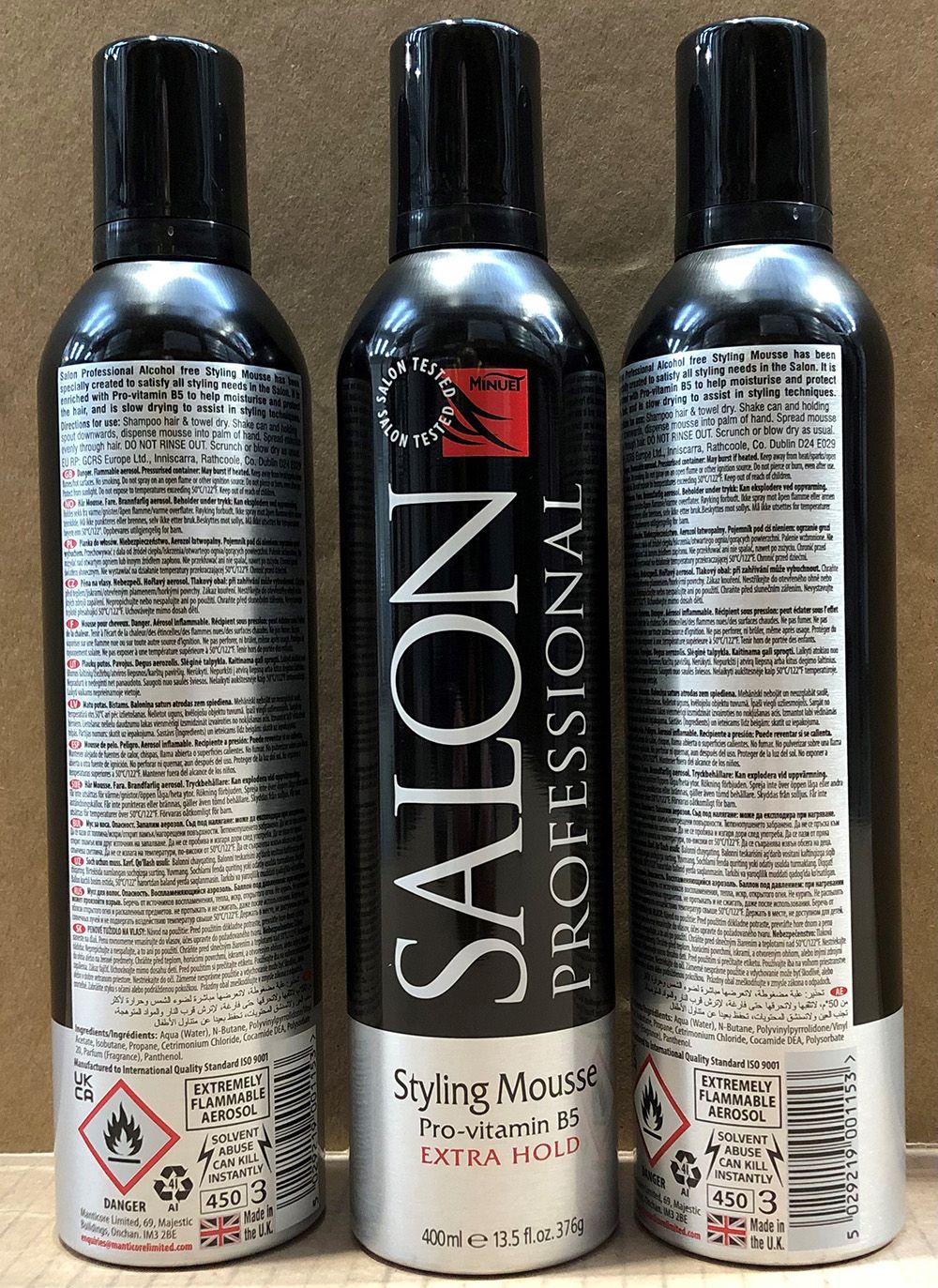 MINUET SALON PROFESSIONAL H/MOUSSE 400ML EXTRA