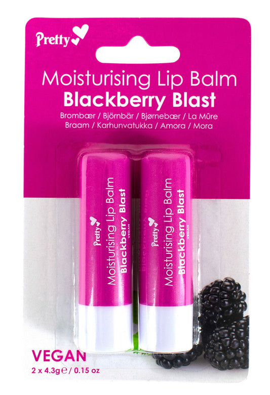 PRETTY MOISTURISING LIP BALM Ð BLACKBERRY BLAST