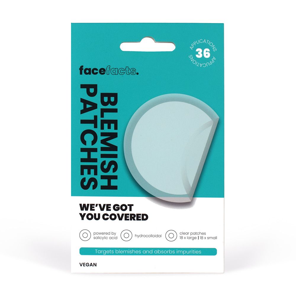 FACE FACTS BLEMISH PATCHES - CLEAR & ROUND