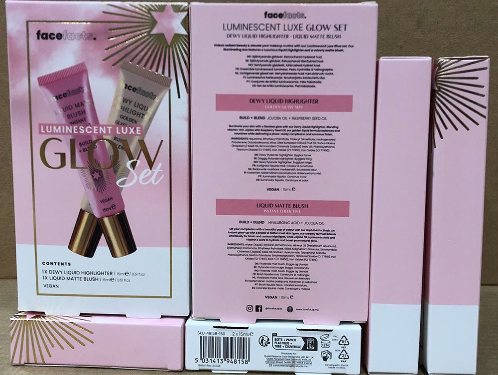 FACE FACTS LUMINESCENT LUXE GLOW SET 2PCS