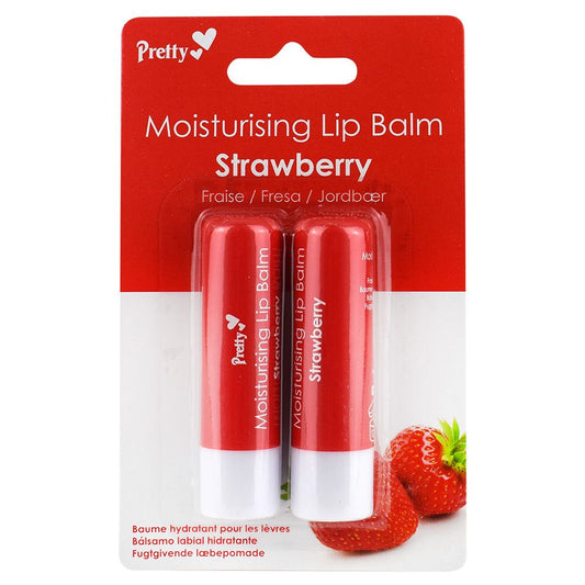PRETTY MOISTURISING LIP BALM - STRAWBERRY