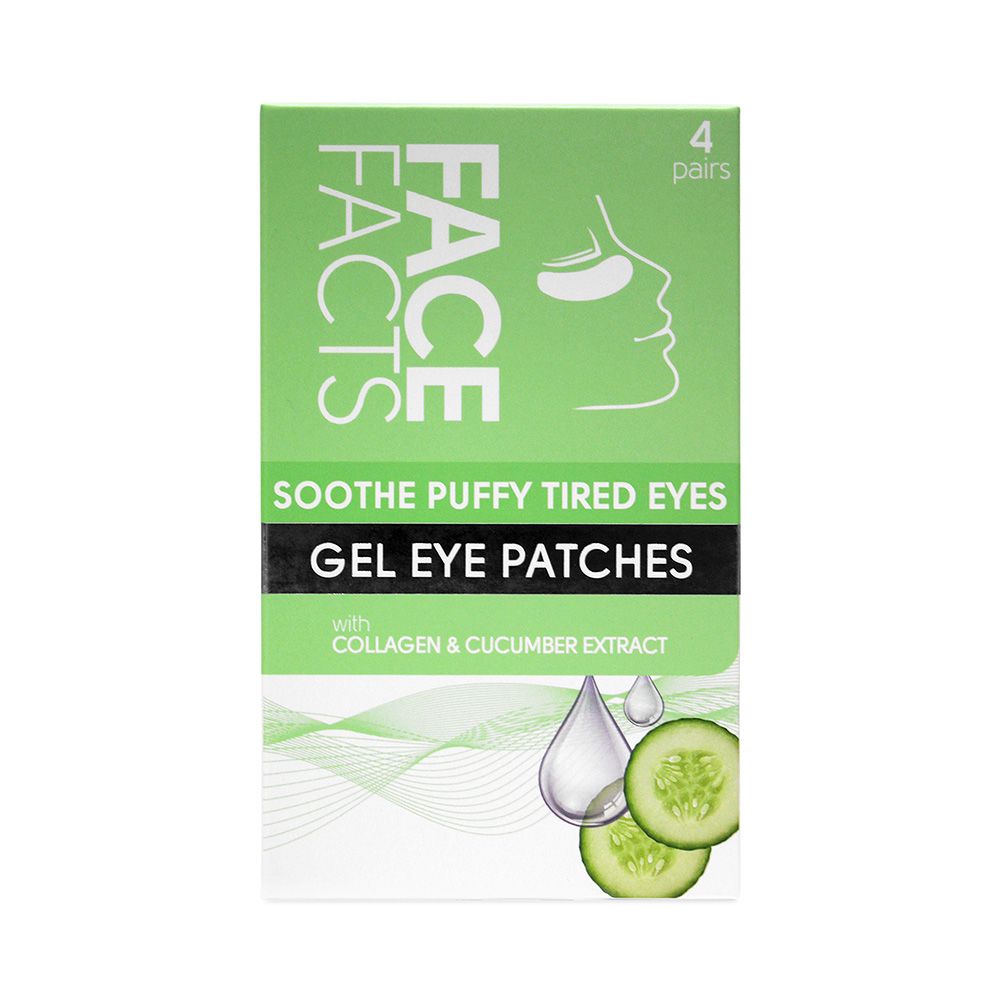 FACE FACTS GEL EYE PATCHES-SOOTHE PUFFY TIRED EYES