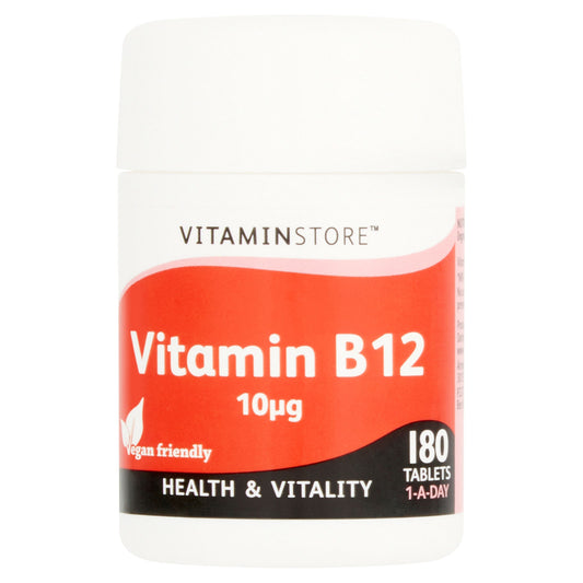 VITAMIN STORE VITAMIN B12 10UG TABLETS 08/27