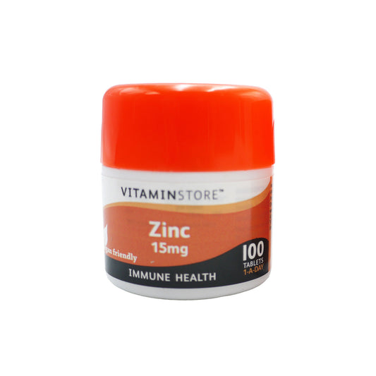 VITAMIN STORE ZINC 15MG TABLETS  09/26