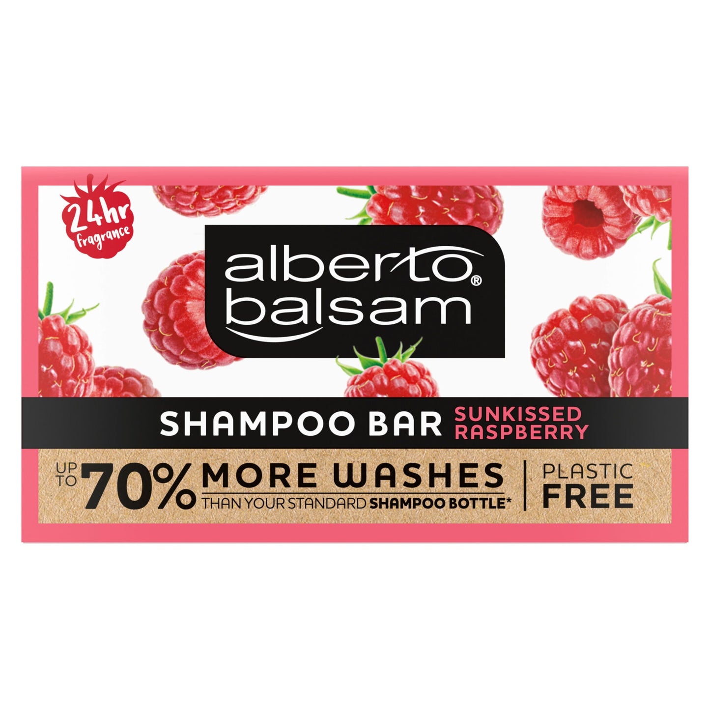 ALBERTO BALSAM SHAMPOO BAR RASPBERRY