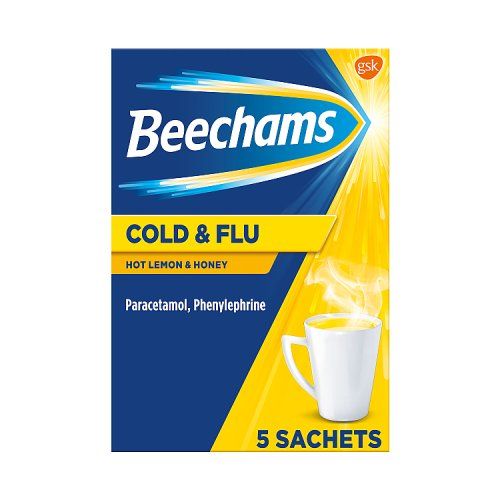 BEECHAMS COLD & FLU HT HON&LEM 6X5'S