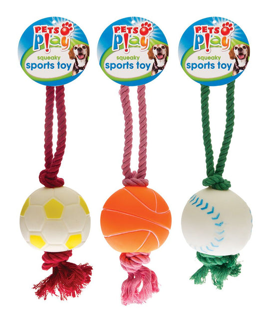 PETS PLAY SQUEAKING SPORTS TOY