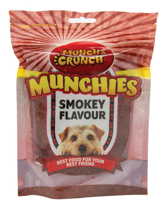 MUNCH & CRUNCH SMOKEY FLAVOURED MUNCHIES 250G